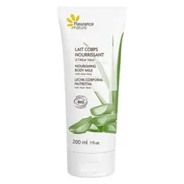 Fleurance Nature - Lait corps nourrissant à l'Aloe Vera Bio - Tube 200 ml