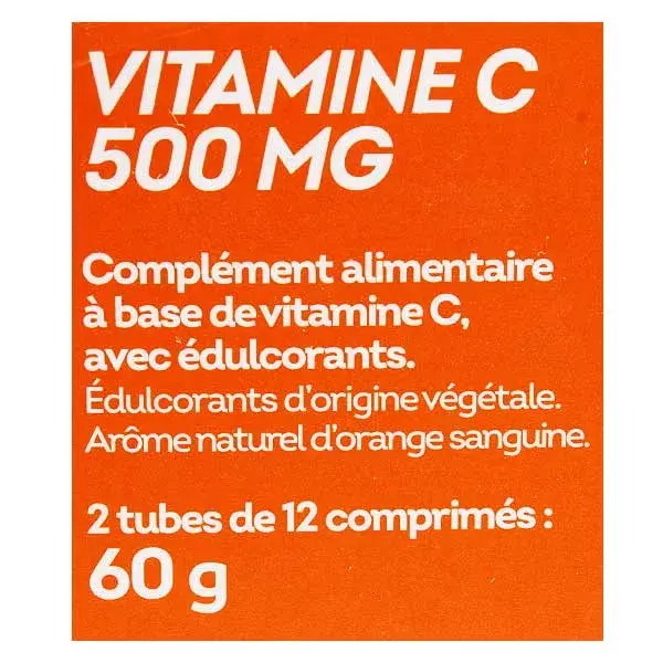 Nutrisanté vitamina C tabletas masticables de 500 mg 24