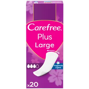 Carefree Protegeslip Plus Large Light 20 units