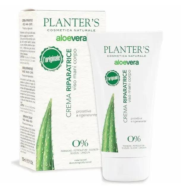 Planter's Crema Riparatrice Aloe Vera Viso Mani Corpo Tubo 150 ml