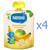 Nestle Bananen- und Apfelbeutel 4 x 90 gr