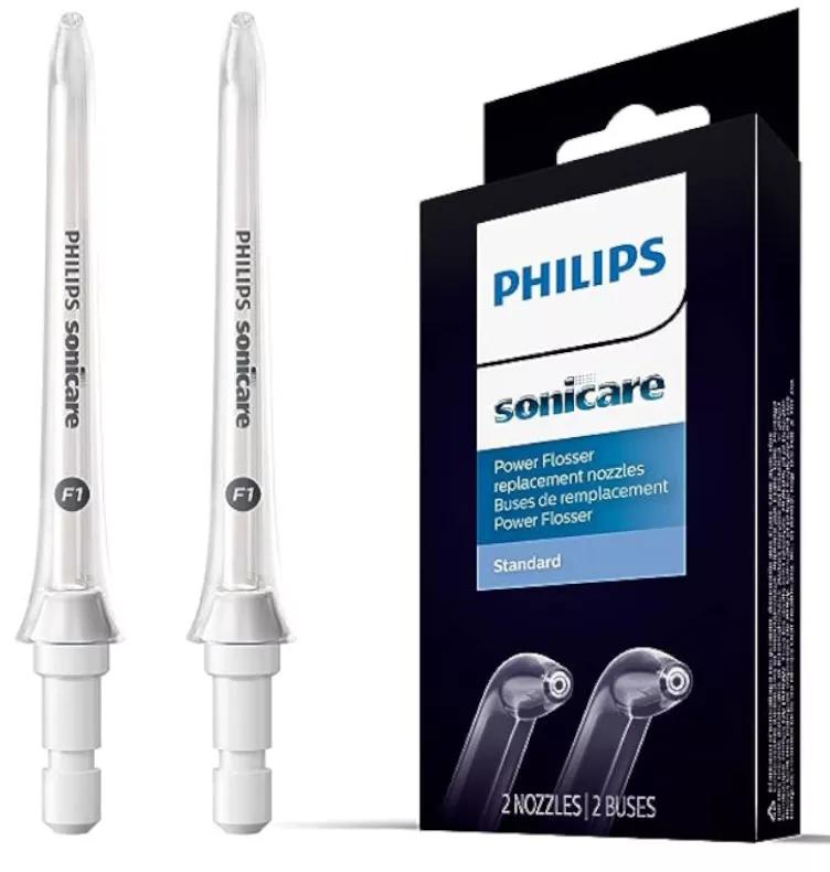 Philips Replacement Standard Nozzles for Sonicare Power Flosser Irrigator 2 units