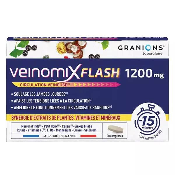 Granions Veinomix Flash 1200mg 30 comprimidos
