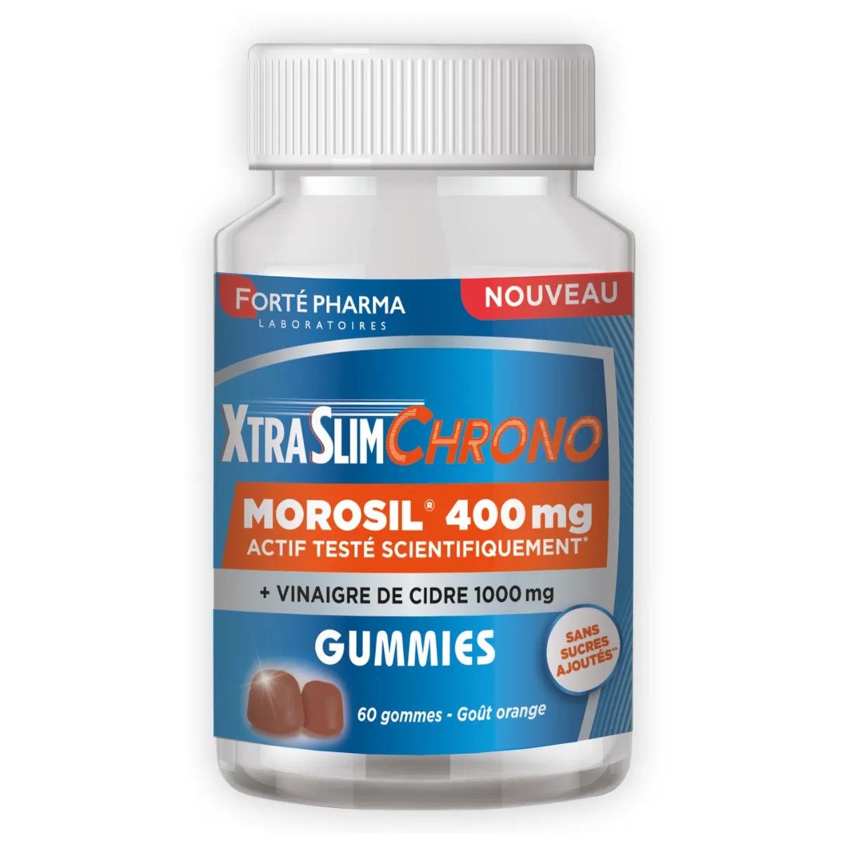 Forté Pharma XtraSlim Crono Gummies Vinagre de Sidra Morosil 60 gummies