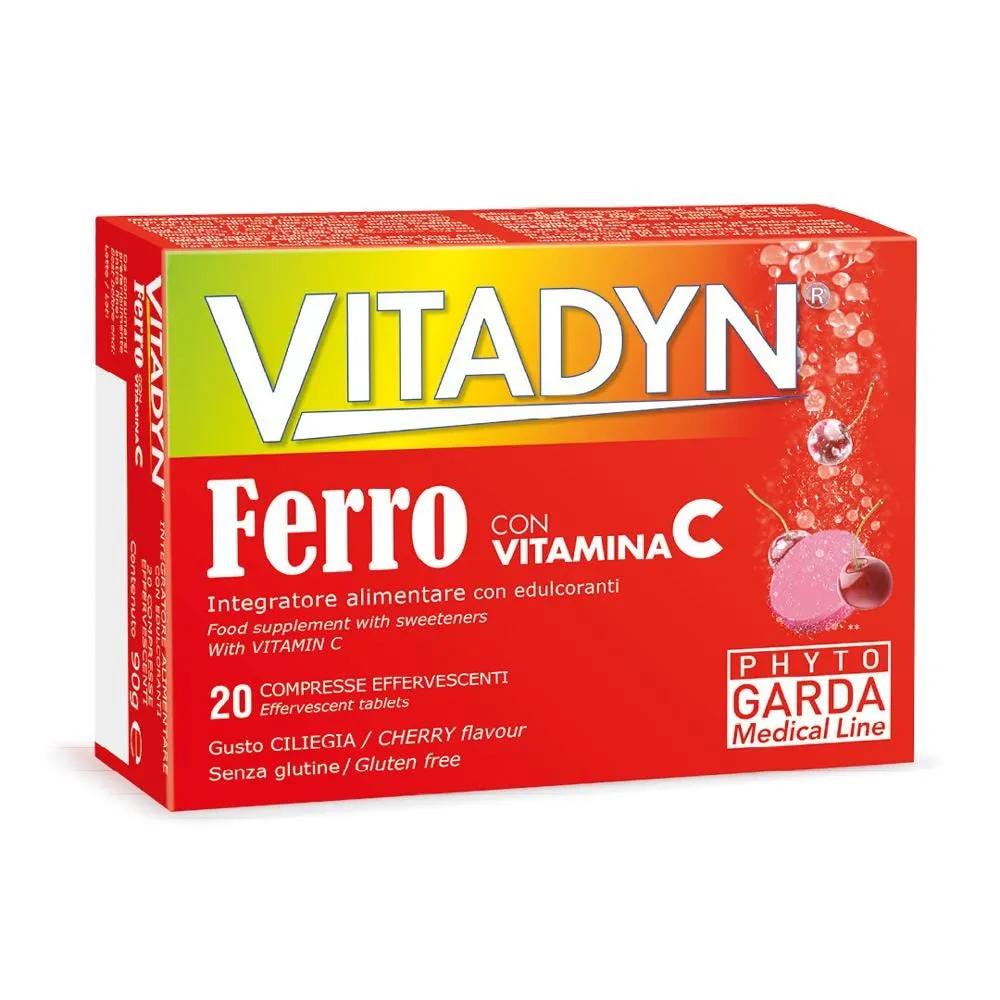 Phyto Garda Vitadyn Ferro Integratore Con Vitamina C 20 Compresse Effervescenti