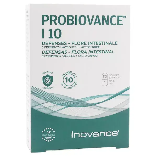 Inovance Probiovance l 10 Probiotiques 30 gélules