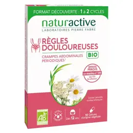 Naturactive Règles Douloureuses Crampes Abdominales BIO 10 gélules