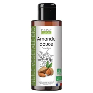Olio vegetale biologico di mandorle dolci per aromaterapia Propos' Nature 100ml