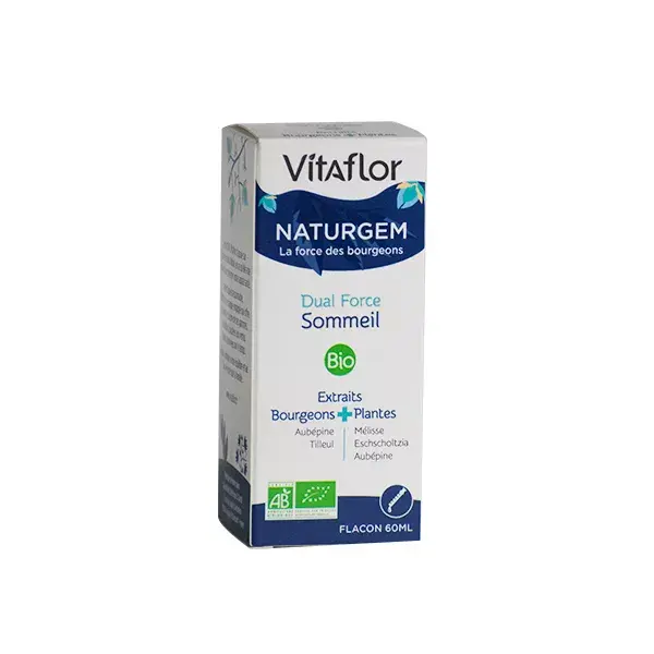 Vitaflor Bio Naturgem Dual Force Organic Sleep Supplement 60ml 