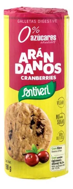 Santiveri Biscuits Digestifs à la Myrtille % Sucres 190g