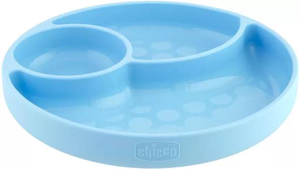 Chicco Prato em silicone com divisórias +12m Azul