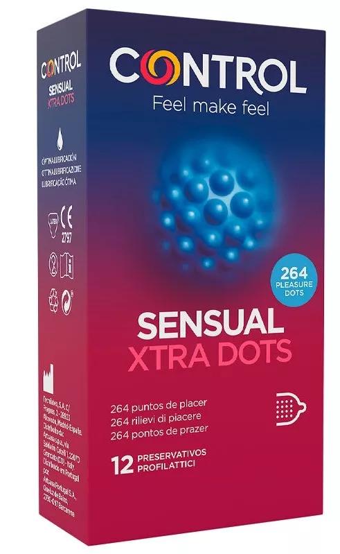 Préservatifs Control Sensual Xtra Dots 12 Unités