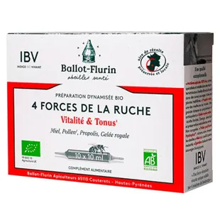 Ballot-Flurin Santé Preparazione Dinamizzata  Bio 4 Forces de la Ruche Bio 10 fiale