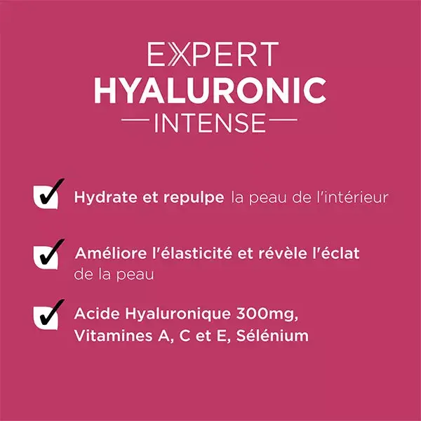Forté Pharma Expert Hyaluronic Intense Acide Hyaluronique Vitamine C 30 gélules