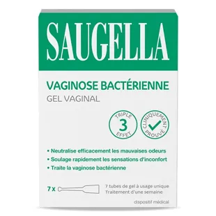 Saugella Gel per il trattamento della vaginosi batterica a triplo effetto, 7 tubetti applicatori