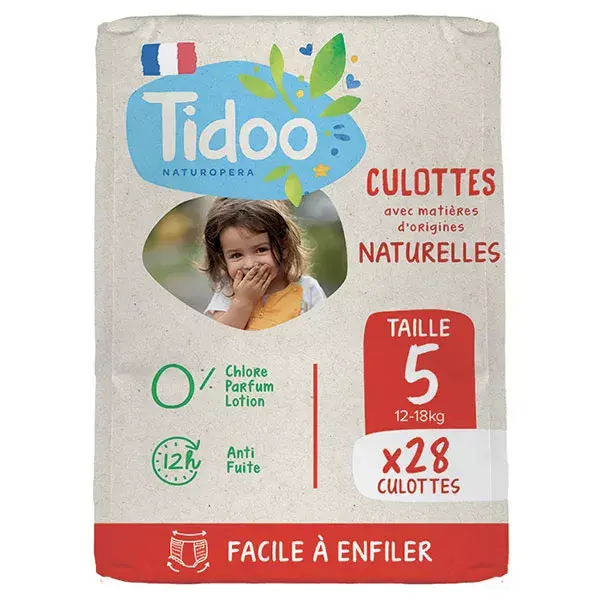 Tidoo Culotte Écologique T5 12-18kg 28 culottes