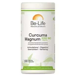 Be-Life Curcuma Magnum 3200 + Piperina Biologica 180 capsule