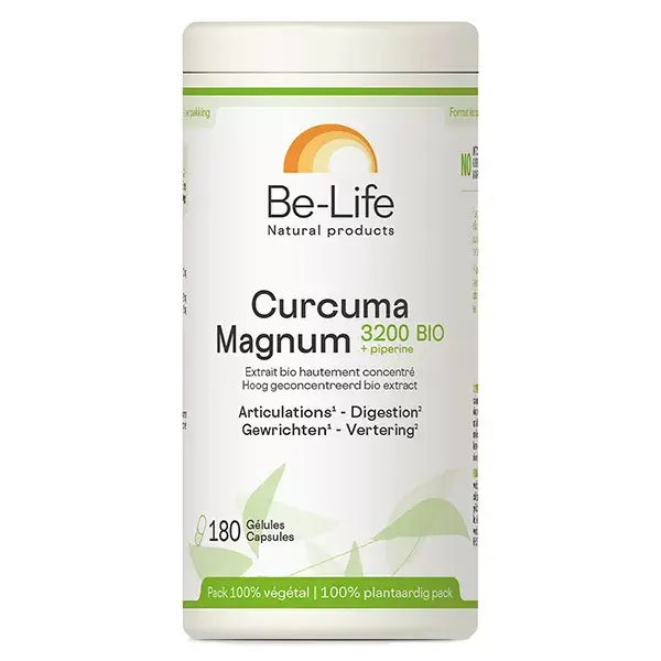 Be-Life Curcuma Magnum 3200 + Piperine Bio 180 gélules