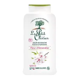 Le Petit Olivier - Gelée De Douche - Fleur D'Amandier - Sans Savon 500ml