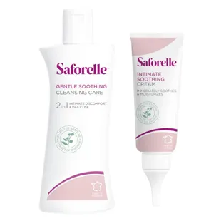 Saforelle Intimate Active Gel 500 ml + Intimate Soothing Cream 40 ml