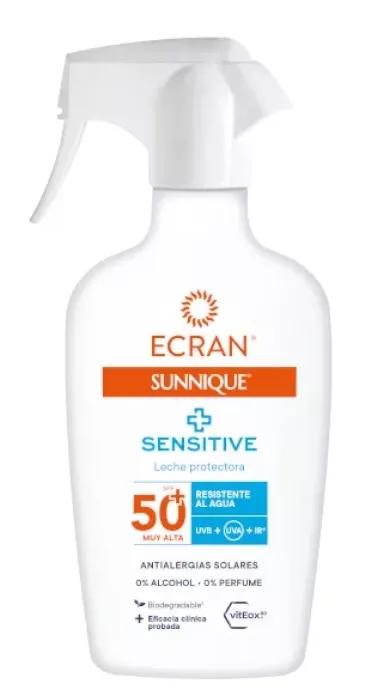 Ecran Sunnique Sensitive Schutzmilch SPF50+ 300ml