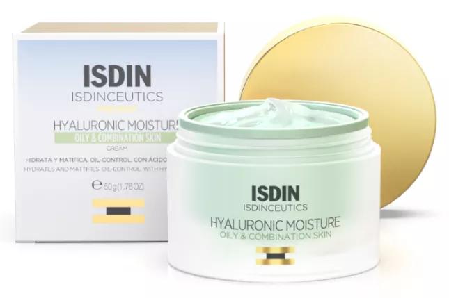 IsdinCeutics crème hyaluronique pour peaux mixtes grasses 50 ml