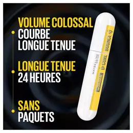 Maybelline New York The Colossal Curl Bounce Mascara Volume & Courbe Noir 10ml