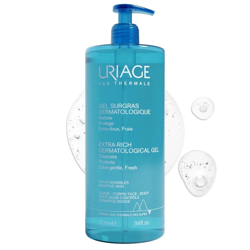 Uriage Eau Thermale Gel Surgras Dermatologico Detergente Pelle Sensibile 1 L