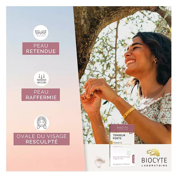 Biocyte Tenseur Forte Anti-Age Retend & Raffermit la Peau 40 gélules