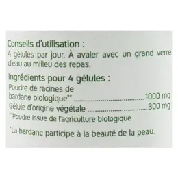 Nat & Form Bio Bardane 200 gélules végétales