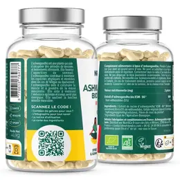 Nutri&Co Ashwagandha Bio Sommeil Stress et Masse Musculaire 120 gélules