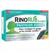 Forté Pharma RinoRub Pastilles Gorge Toux Eucalyptus Menthe Poivrée 20 comprimés