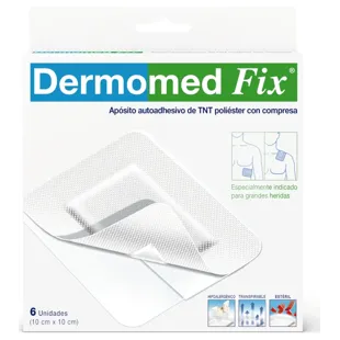 Dermomed Fix Sterile Self-Adhesive Dressings 10x10cm 6 units