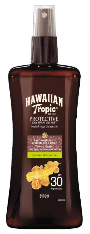 Hawaiian Tropic Óleo Bronzeador Seco SPF30 200 ml