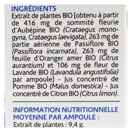 Naturland Détente Sérénité Bio 20 ampoules