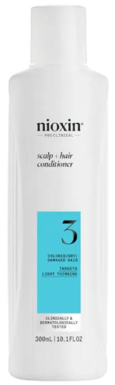 Nioxin 3 Conditioner für gefärbtes Haar, mild schwächend, 300 ml
