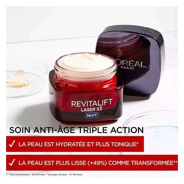 L'Oréal Paris Revitalift LaserX3 Soin Nuit 50ml
