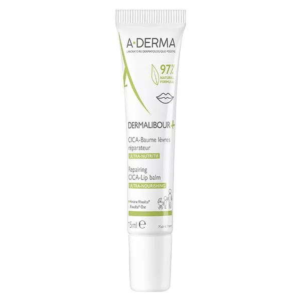 Aderma Dermalibour+ Cica Bálsamo Labial Reparador 15ml