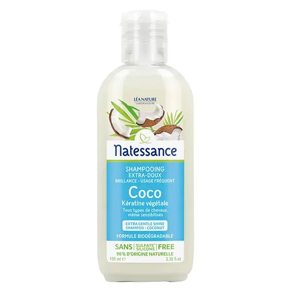 Natessance Coconut Shampoo 100ml