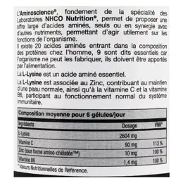 NHCO Acide Aminé L-Lysine 56 gélules