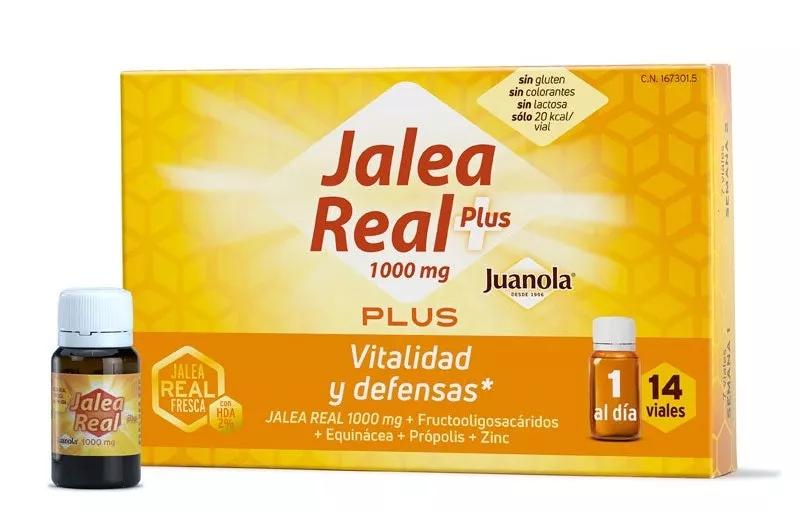 Juanola geleia Real Plus 1000Mg 14 Ampolas