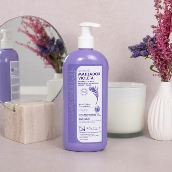 Clearé Institute Violet Toning Shampoo 400ml