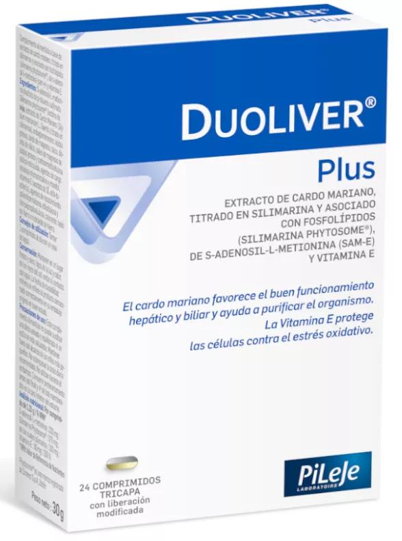 Pileje Duoliver Plus 24 comprimés tricouches