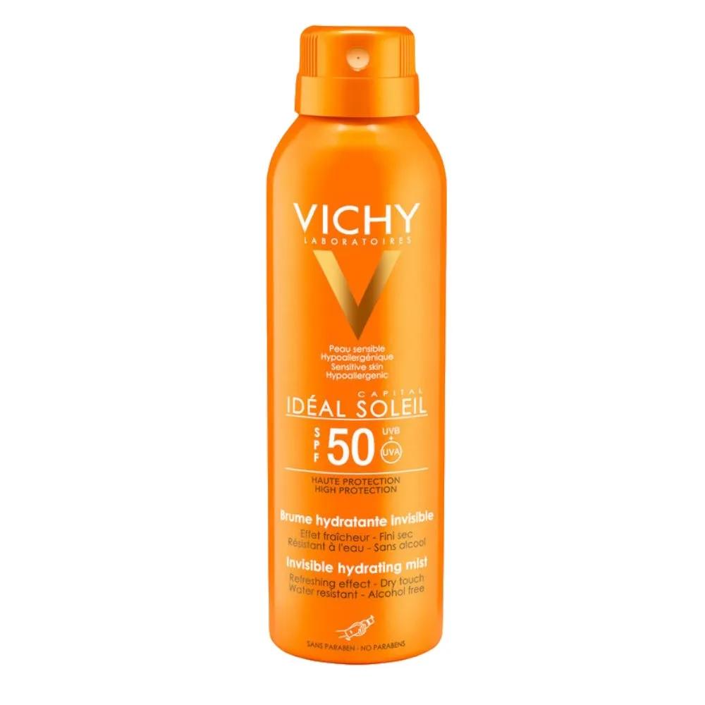 Vichy Idéal Soleil Spray Invisibile Idratante SPF 50 Protezione Corpo 200 ml