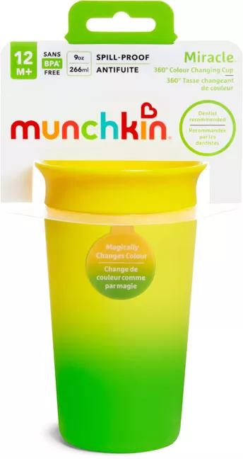 Munchkin Copo Miracle 360º Termo Sensível+12m 266 ml Amarelo