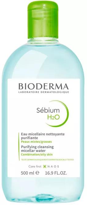 Bioderma Sebium Agua H2O Solución Micelar 500 ml