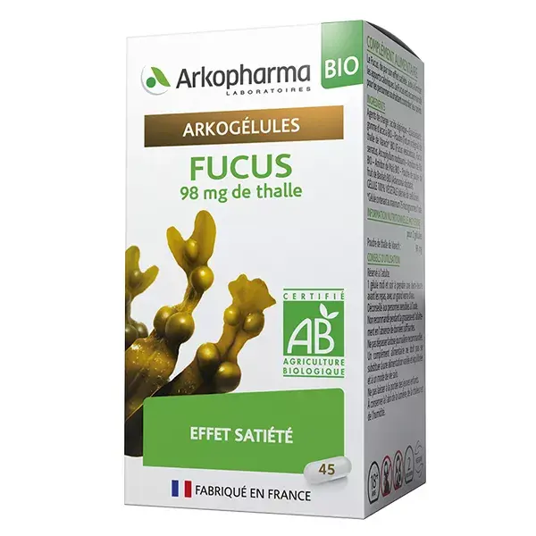 Arkopharma Arkogélules Fucus Organic 45 capsules