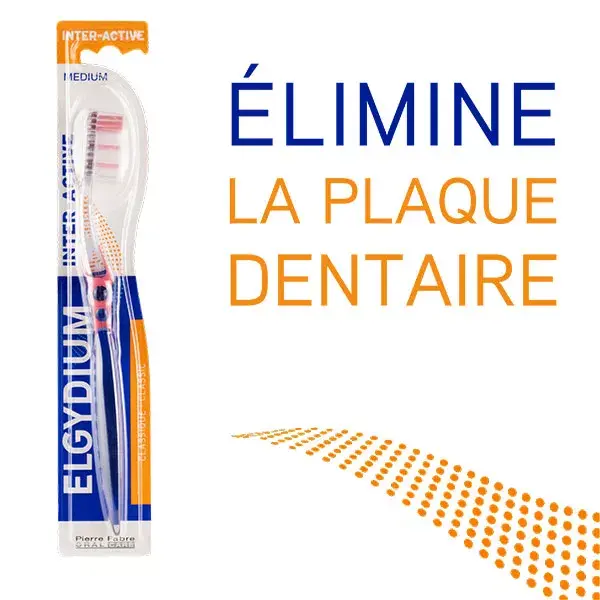 Elgydium Inter-Active Brosse à Dents Medium