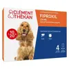 Clement Thekan Fiprokil Anti-Puces Anti-Tiques Chien 10-20kg 4 pipettes