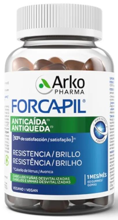 Arkopharma Forcapil Anti-Chute 60 Bonbons Gommes